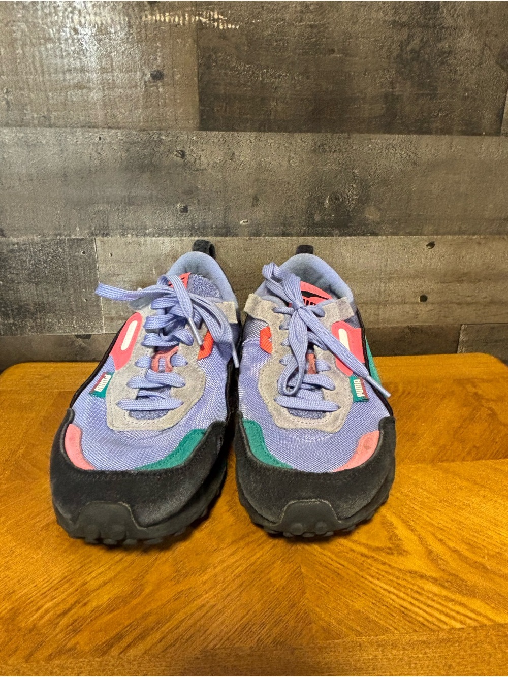 Puma Rider FV Lavender, Pink & Teal Athletic Sneakers 7.5 Ladies